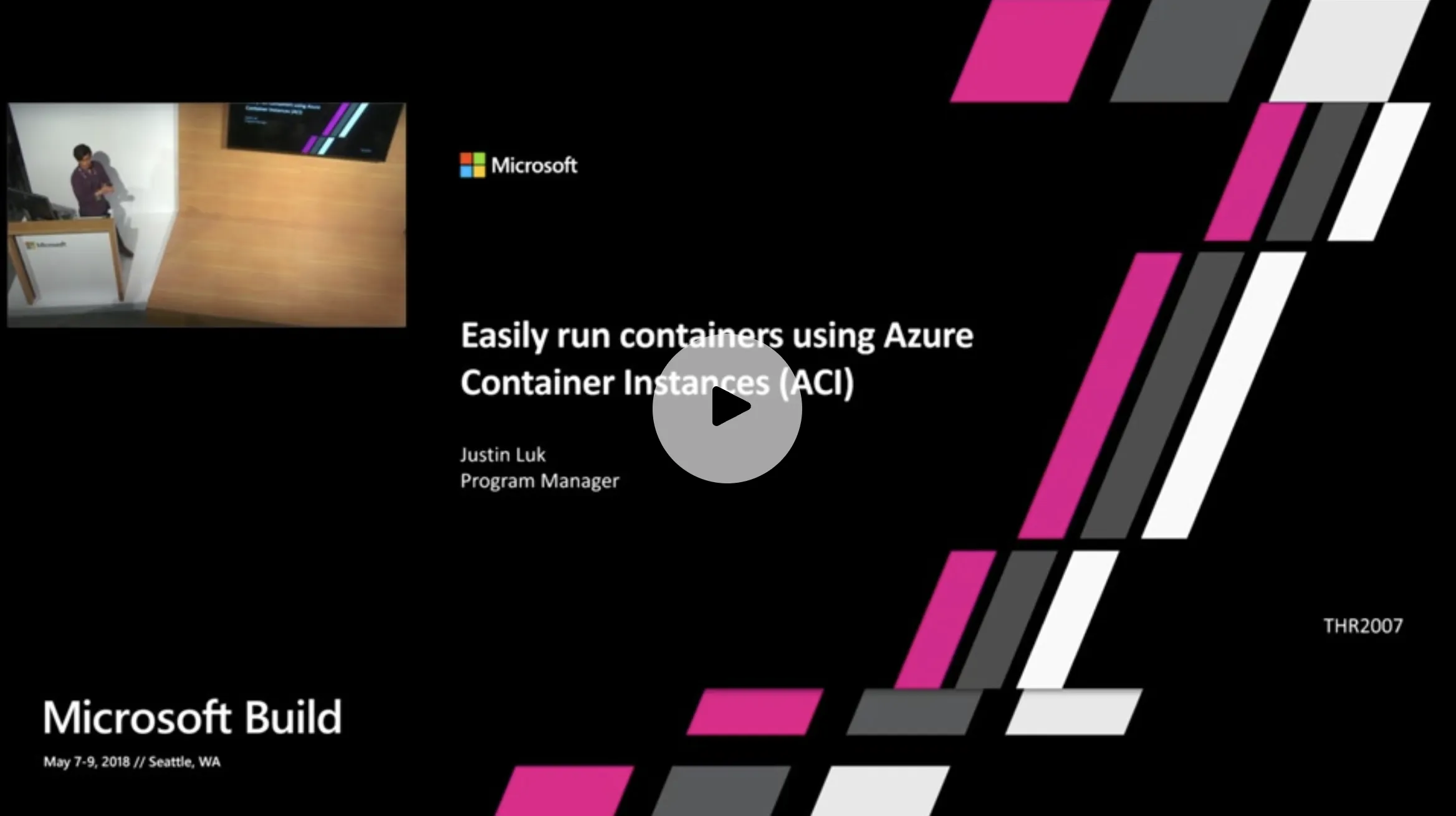Running container instances - Microsoft Build 2018